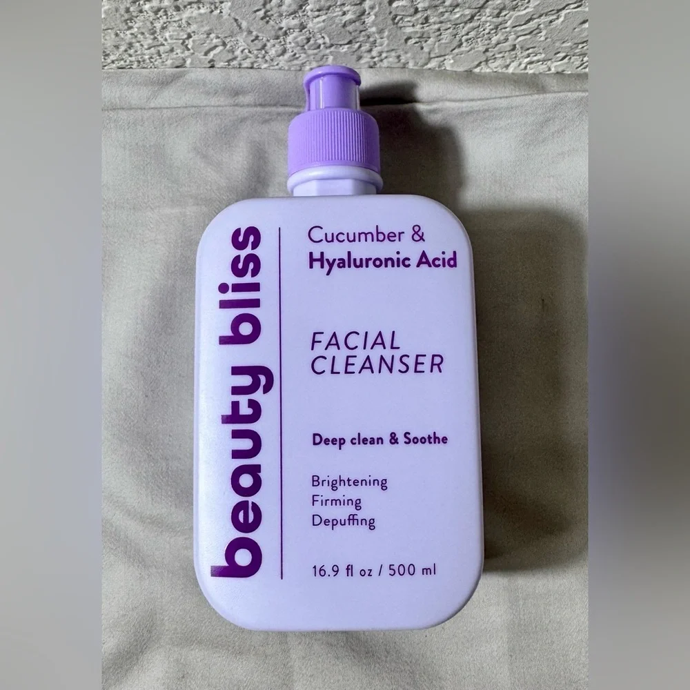 Beauty Bliss ~ Cucumber & Hyaluronic Acid Deep Facial Cleanser 16.9 fl oz